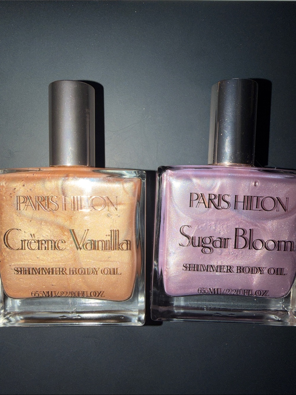Paris Hilton Shimmer Body Oil Set